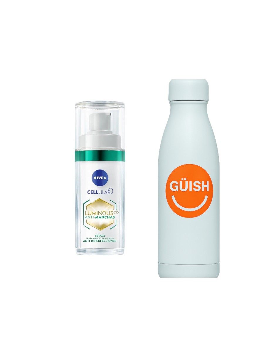 Foto 1 | Sérum Facial Nivea Luminous 630 Anti-imperfecciones + Gratis Termo Güish De Regalo