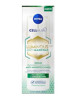 Foto 2 | Sérum Facial Nivea Luminous 630 Anti-imperfecciones + Gratis Termo Güish De Regalo