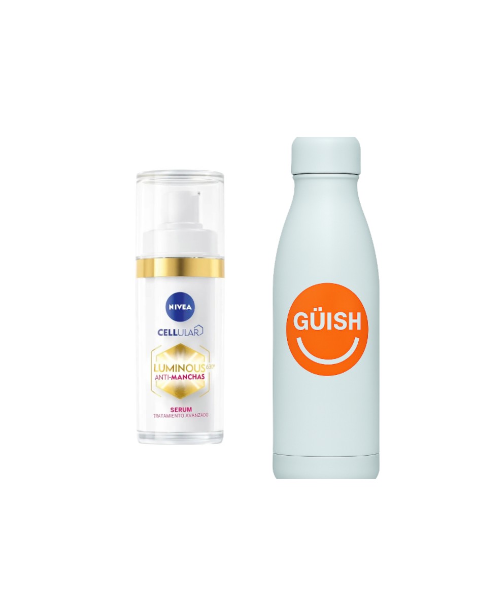 Foto 2 pulgar | Serum Nivea Luminous630 Anti Manchas + Gratis Termo Güish De Regalo