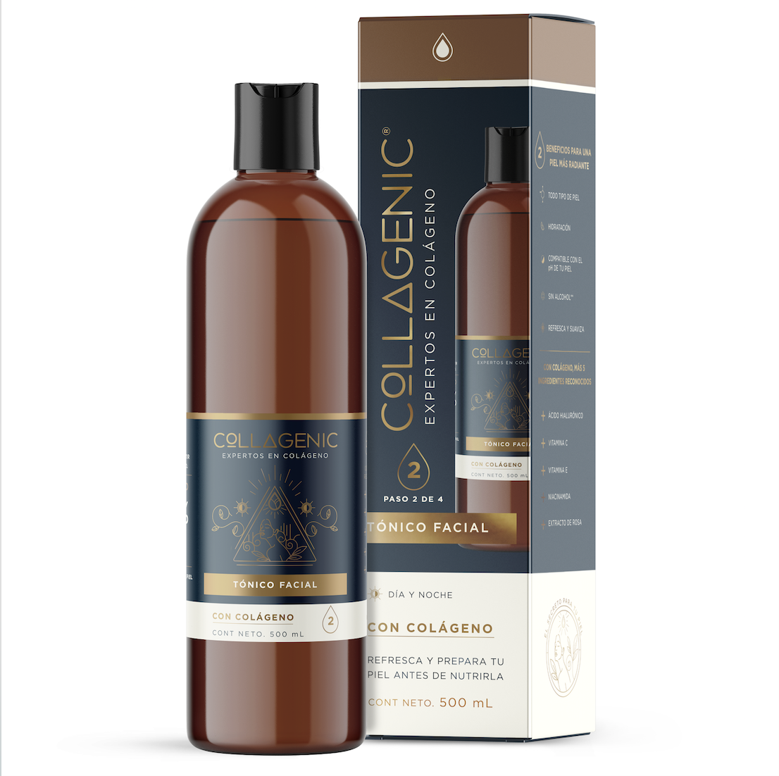 Foto 1 | Tónico Facial 500 ml Collagenic para Rostro y Cuello
