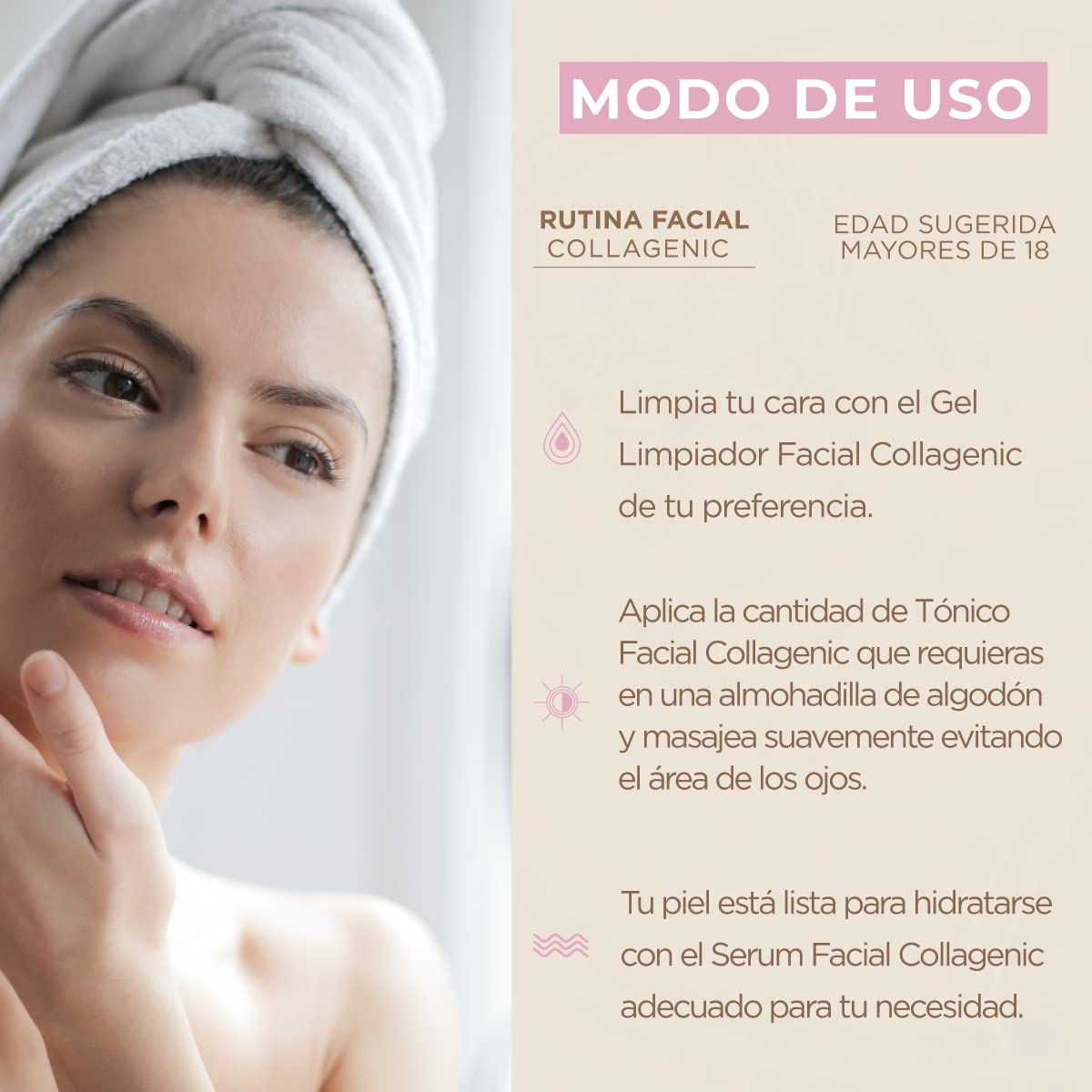 Foto 5 pulgar | Tónico Facial Anti Manchas Collagenic Niacinamida 500 Ml