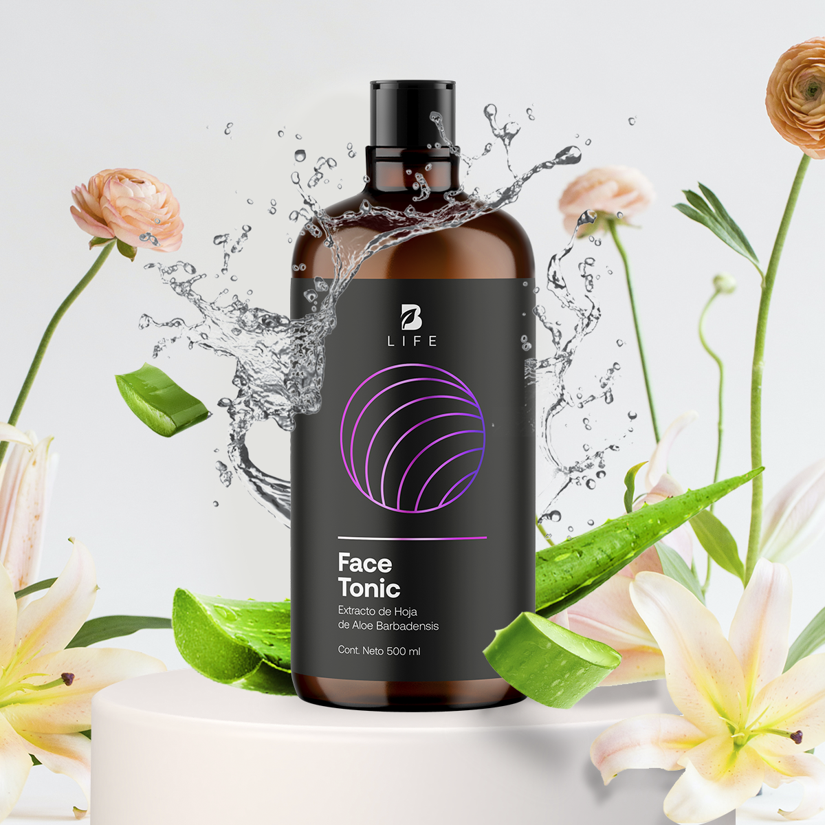 Foto 7 | Tónico Facial de 500 ml con Más de 99% de Ingredientes Naturales Face Tonic B Life