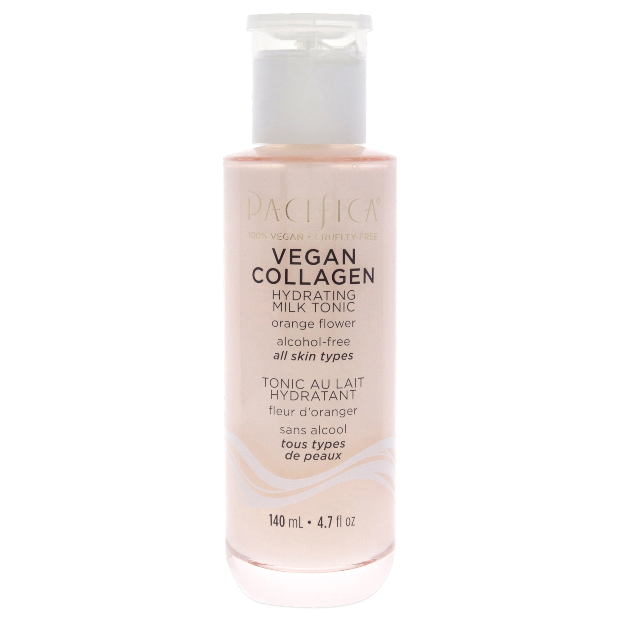 Vegan Collagen Hydrating Milk Tonic Pacifica White Colour