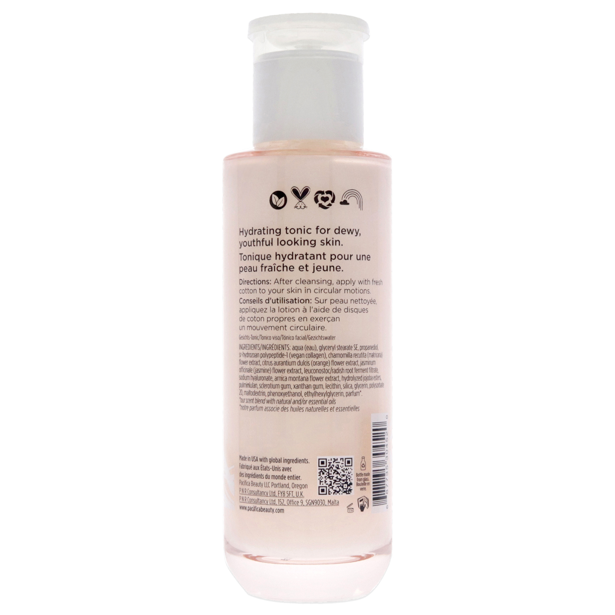 Foto 3 pulgar | Vegan Collagen Hydrating Milk Tonic Pacifica White Colour