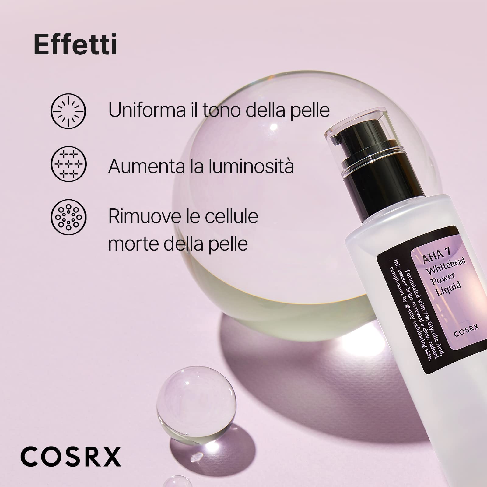 Foto 3 | Exfoliante Cosrx Aha 7 Whitehead Power Liquid 100 Ml - Venta Internacional.