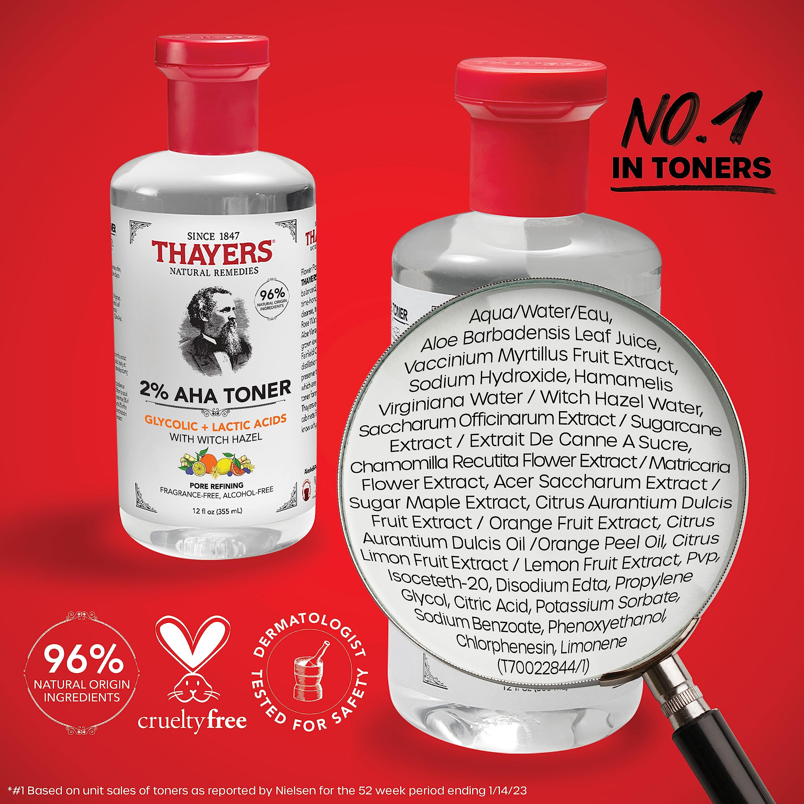 Foto 7 pulgar | Tónico Exfoliante Thayers 2% Aha Con Ácido Glicólico 360 Ml - Venta Internacional.