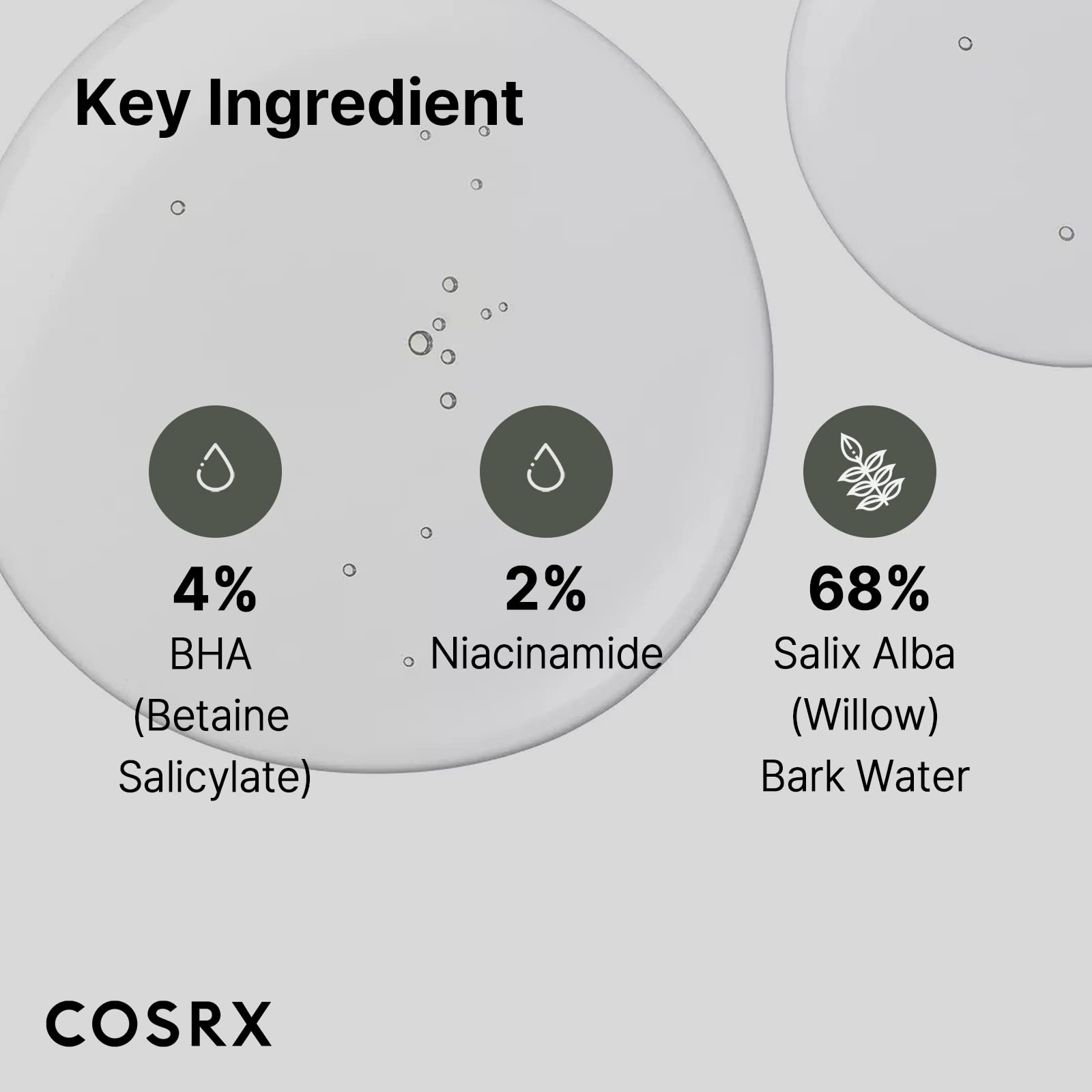 Foto 5 pulgar | Exfoliante Tónico Cosrx Con Niacinamida 2% + Bha 4% Para Puntos Negros, 100 Ml - Venta Internacional.