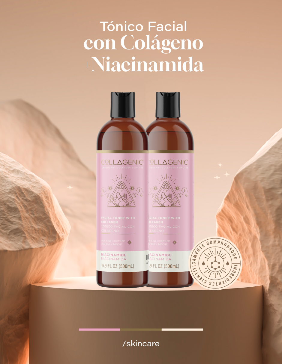 Foto 3 pulgar | Tonico Facial 500ml Niacinamida Colageno Skin Care Toner