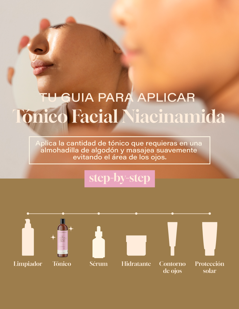 Foto 5 pulgar | Tonico Facial 500ml Niacinamida Colageno Skin Care Toner