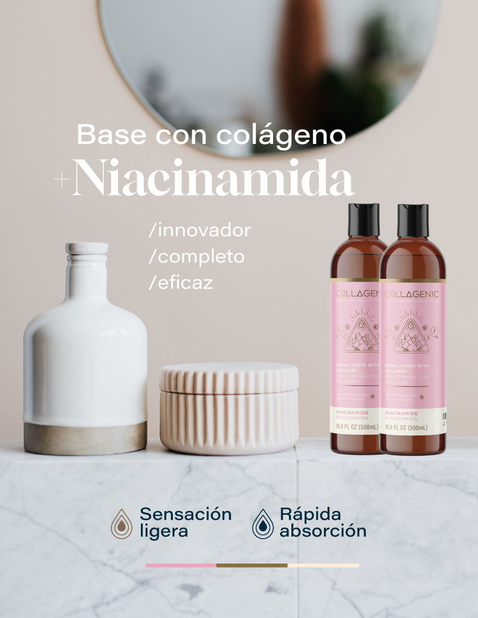 Foto 6 pulgar | Tonico Facial 500ml Niacinamida Colageno Skin Care Toner