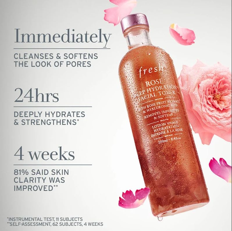 Foto 4 pulgar | Tónico Facial Fresh Rose Deep Hydration 400 Ml - Venta Internacional.