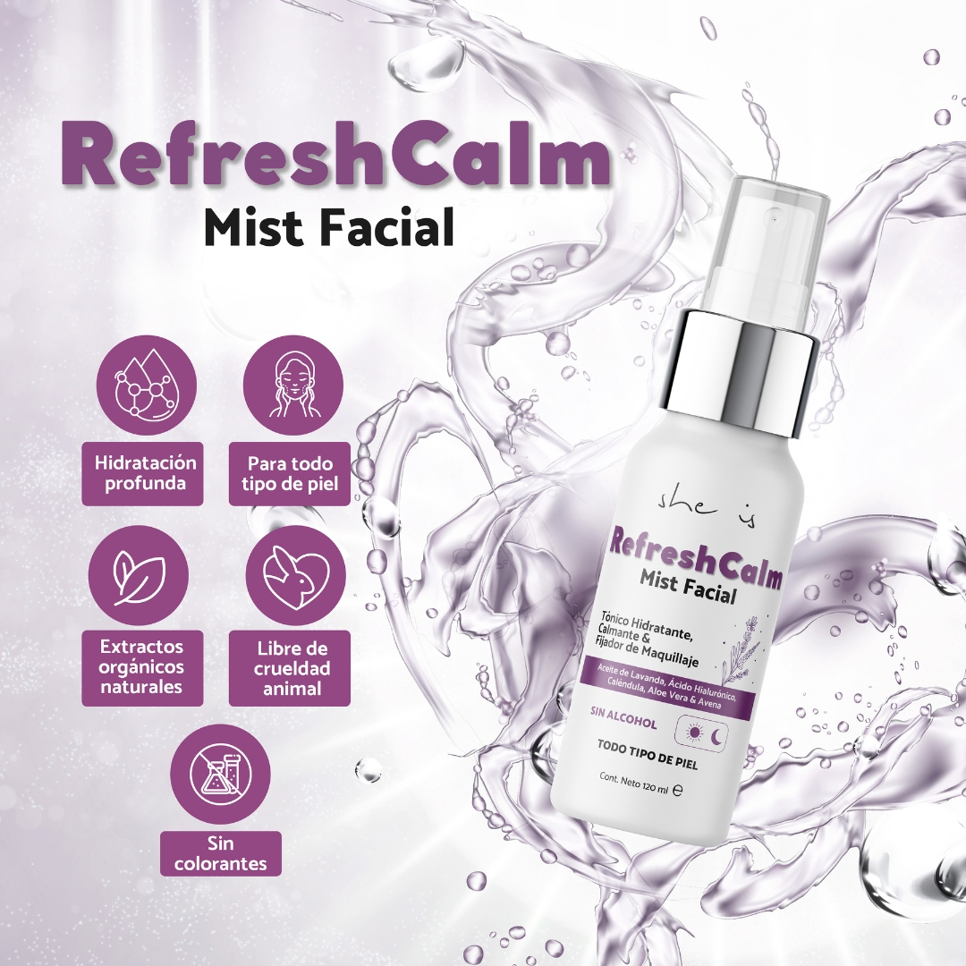 Foto 3 pulgar | Tónico Facial Hidratante, Reparador Con 5 Extractos Orgánicos She Is Skincare
