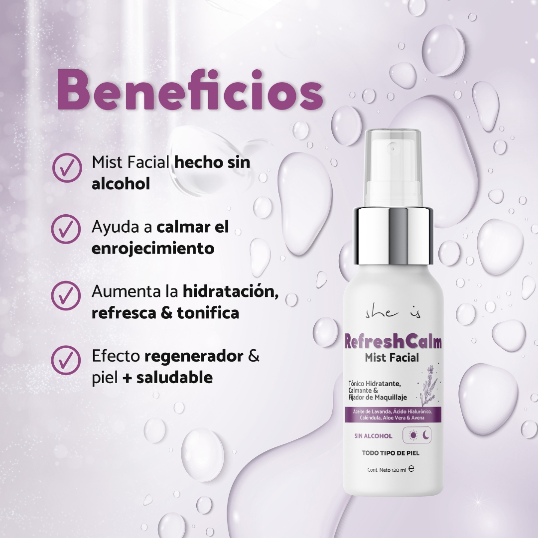 Foto 5 pulgar | Tónico Facial Hidratante, Reparador Con 5 Extractos Orgánicos She Is Skincare