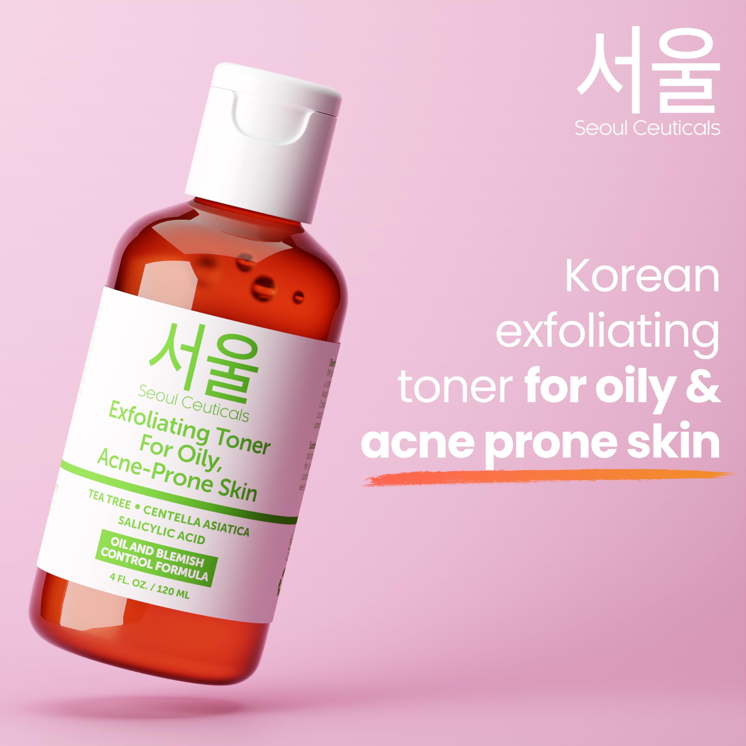 Foto 5 pulgar | Tónico Seoulceuticals, Árbol De Té Coreano, Centella Asiática, 120 Ml - Venta Internacional.
