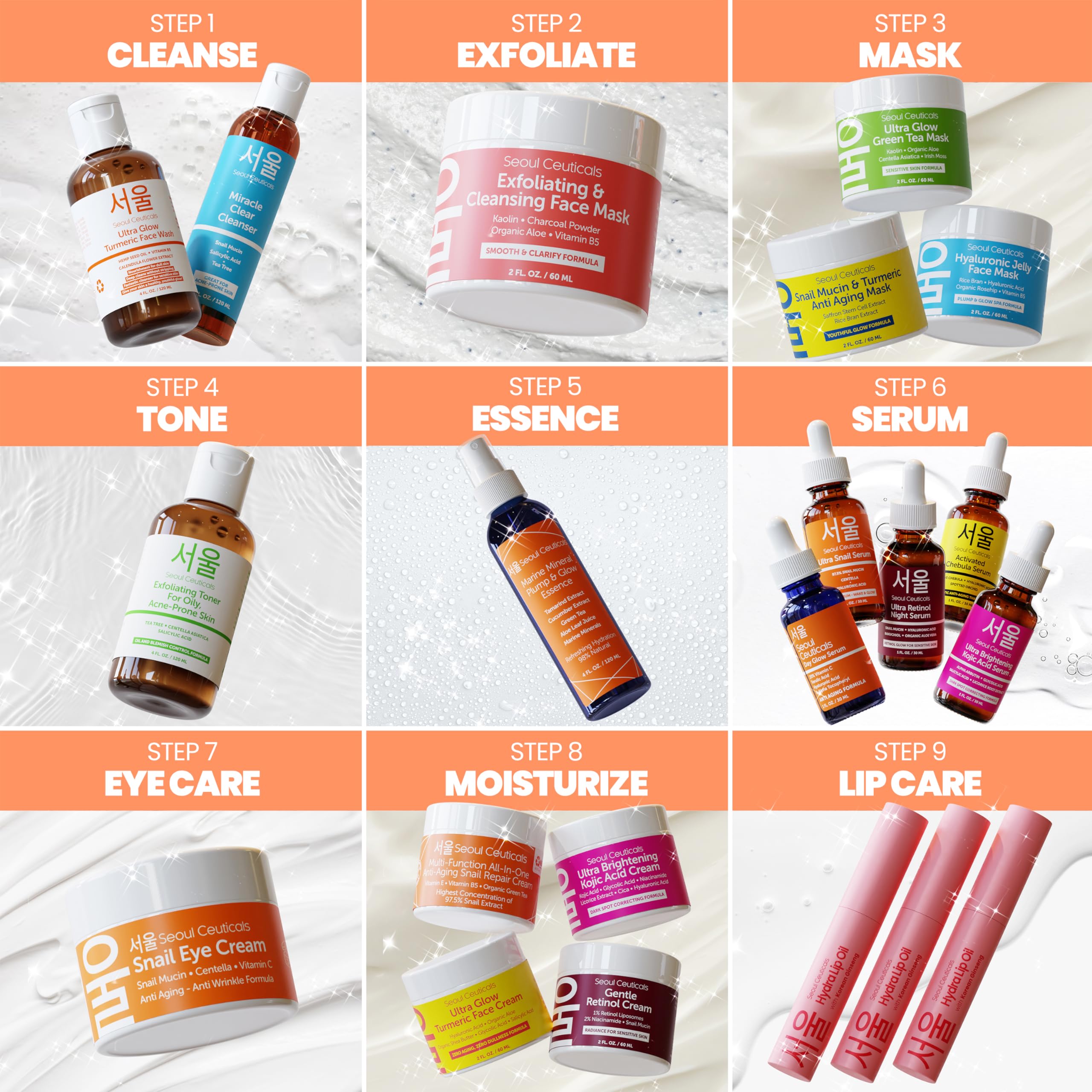 Foto 6 pulgar | Skin Care Essence Toner Seoulceuticals K Beauty Spray Mist - Venta Internacional