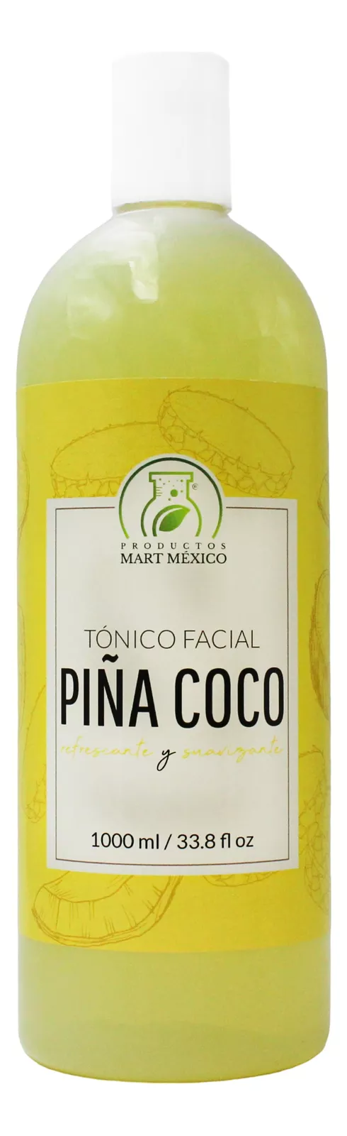 Foto 2 pulgar | Tónico Piña Coco Facial Ilumina Regenera Productos Mart México 1 l