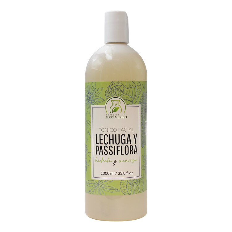 Tónico Facial de Lechuga & Passiflora Calma - Refresca Productos Mart México 1 L