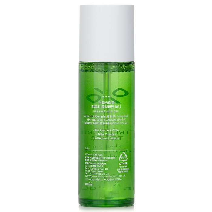 Foto 4 pulgar | Tónico Dr. Ceuracle Purifine 70% Extracto De Árbol De Té, 100 Ml - Venta Internacional.
