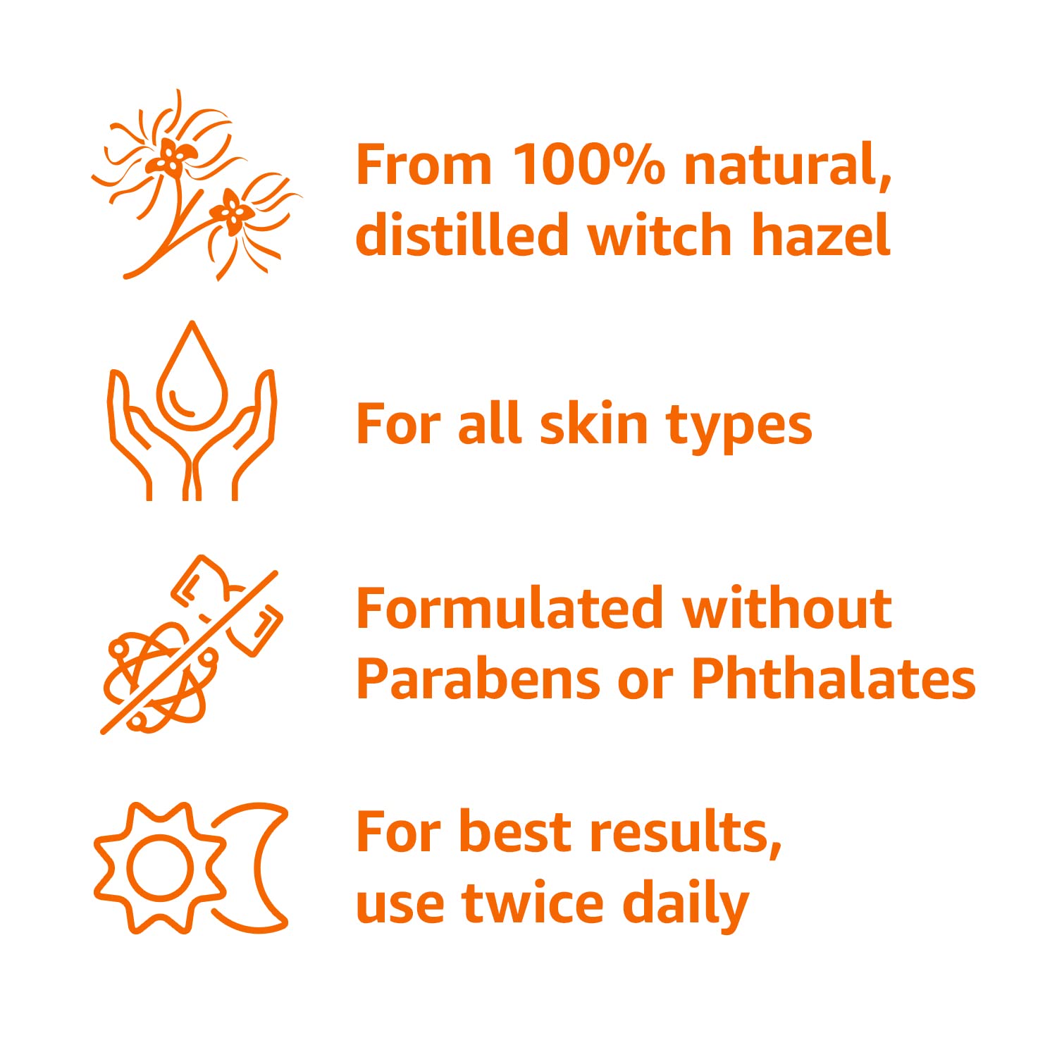 Foto 3 | Tónico Amazon Basics para Perfeccionar Poros con Hamamelis 480 ml - Venta Internacional