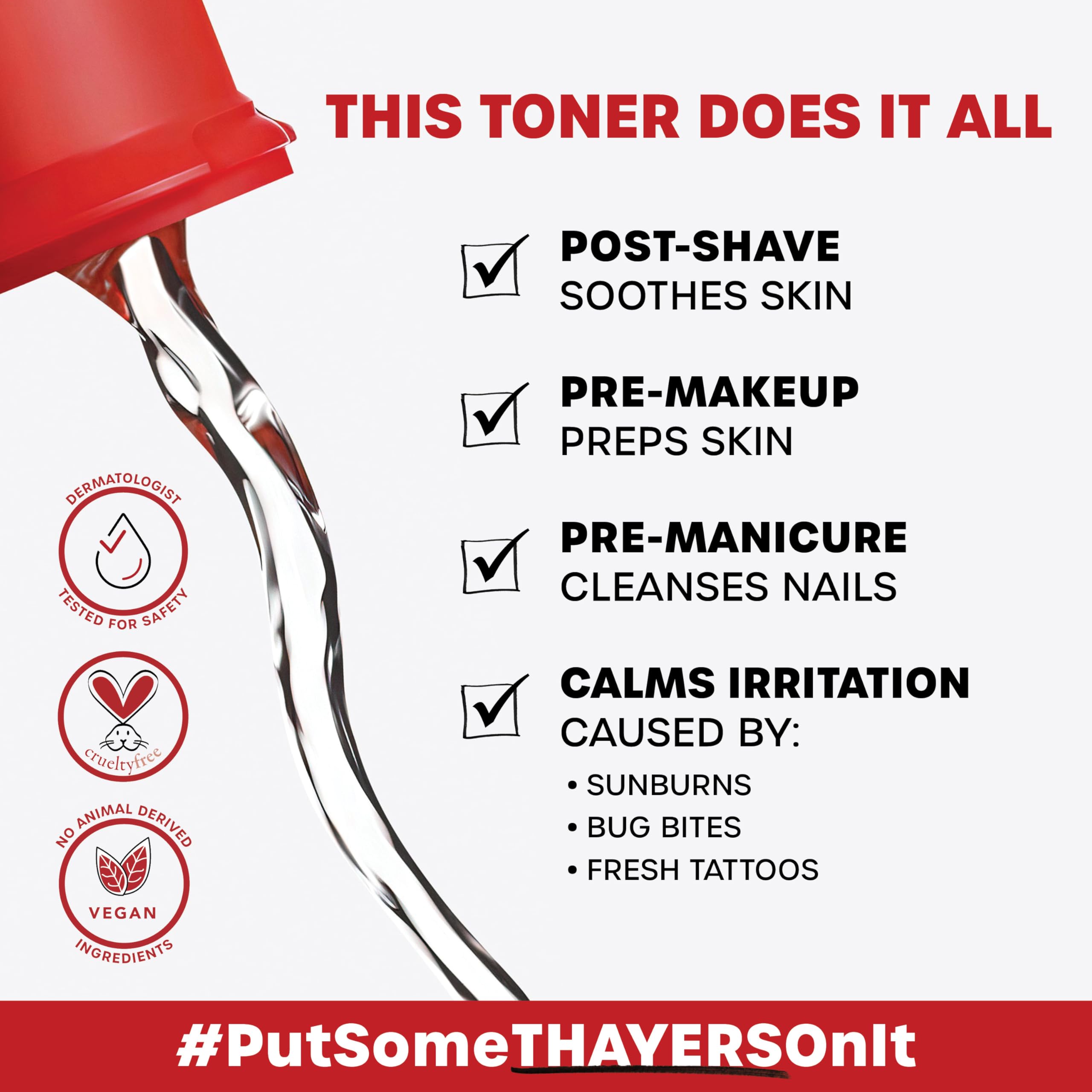 Foto 6 | Tónico Facial Thayers Sin Alcohol con Pétalos de Rosa y Hamamelis 250 Ml - Venta Internacional