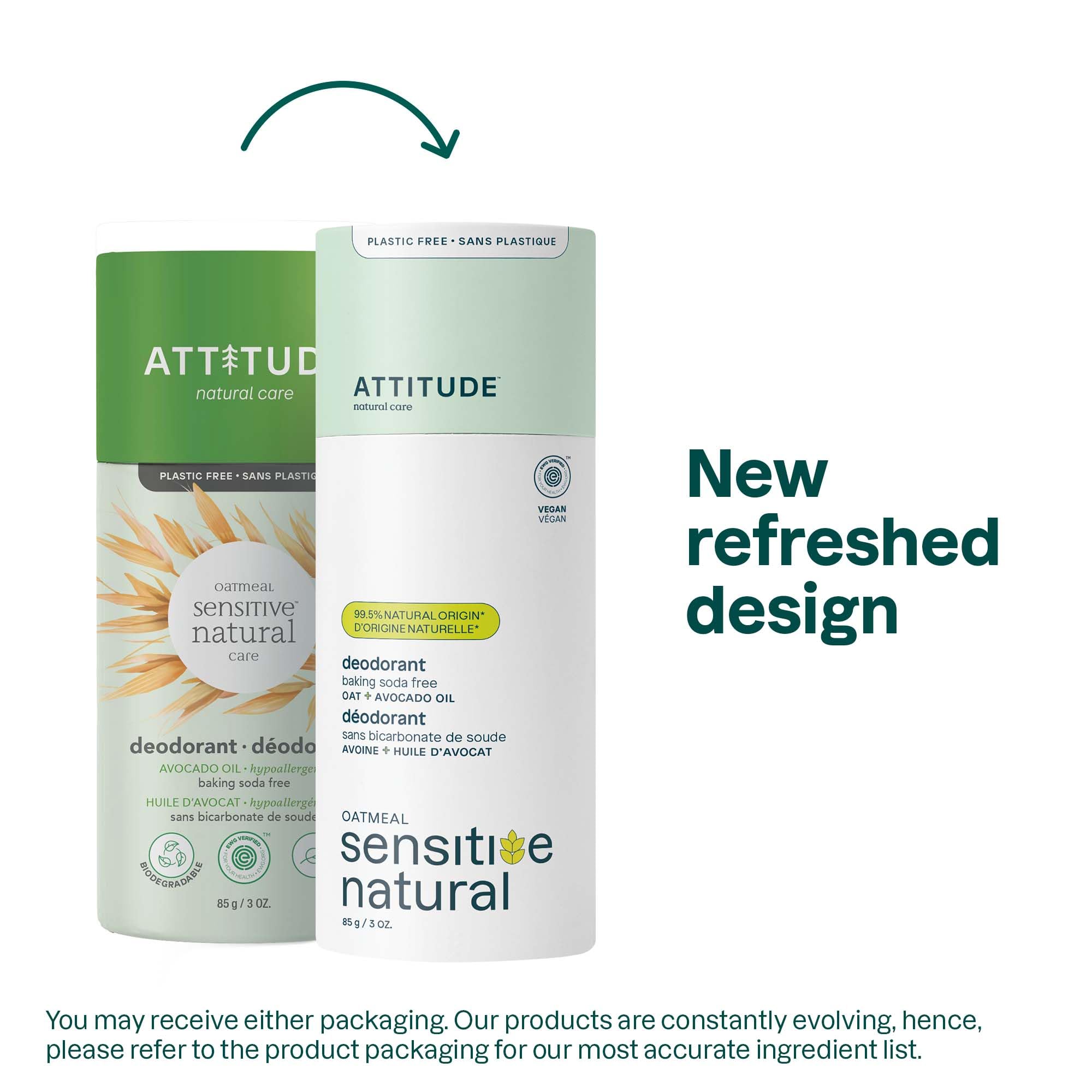 Foto 2 | Desodorante Attitude Sin Bicarbonato De Sodio Para Piel Sensible 90 Ml - Venta Internacional.