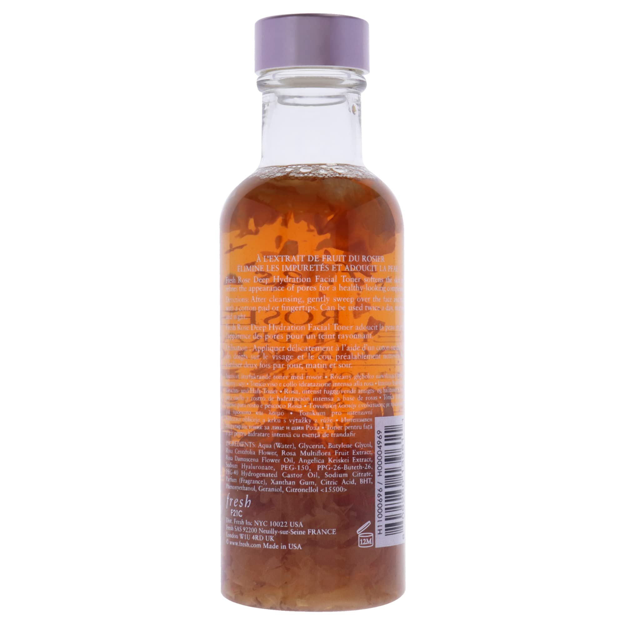 Foto 3 pulgar | Tónico Facial Fresh Rose Deep Hydration 100 Ml Para Mujer - Venta Internacional.