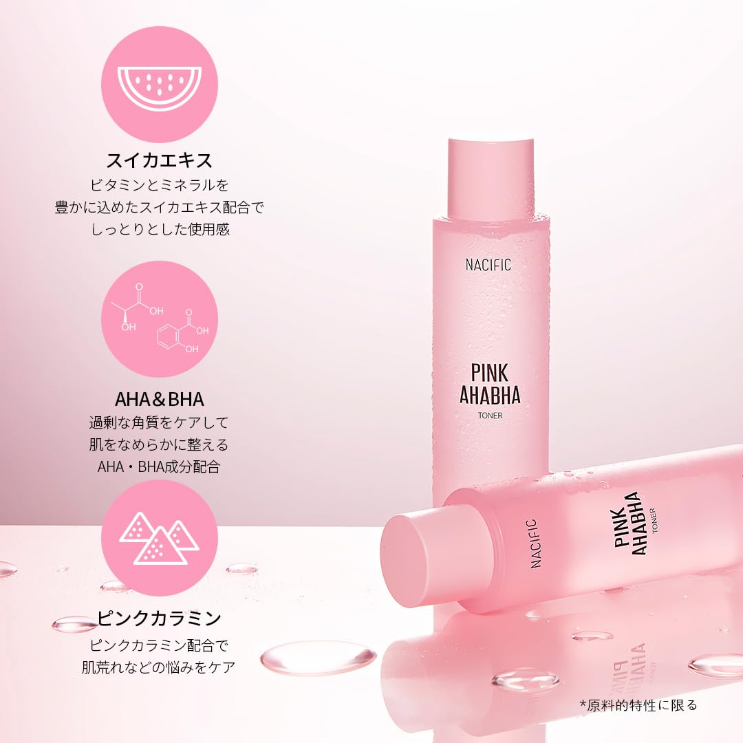 Foto 4 pulgar | Tonificador Nacific Pink Aha Bha Con Extracto De Sandía 150 Ml Con Ácido Hialurónico - Venta Internacional.