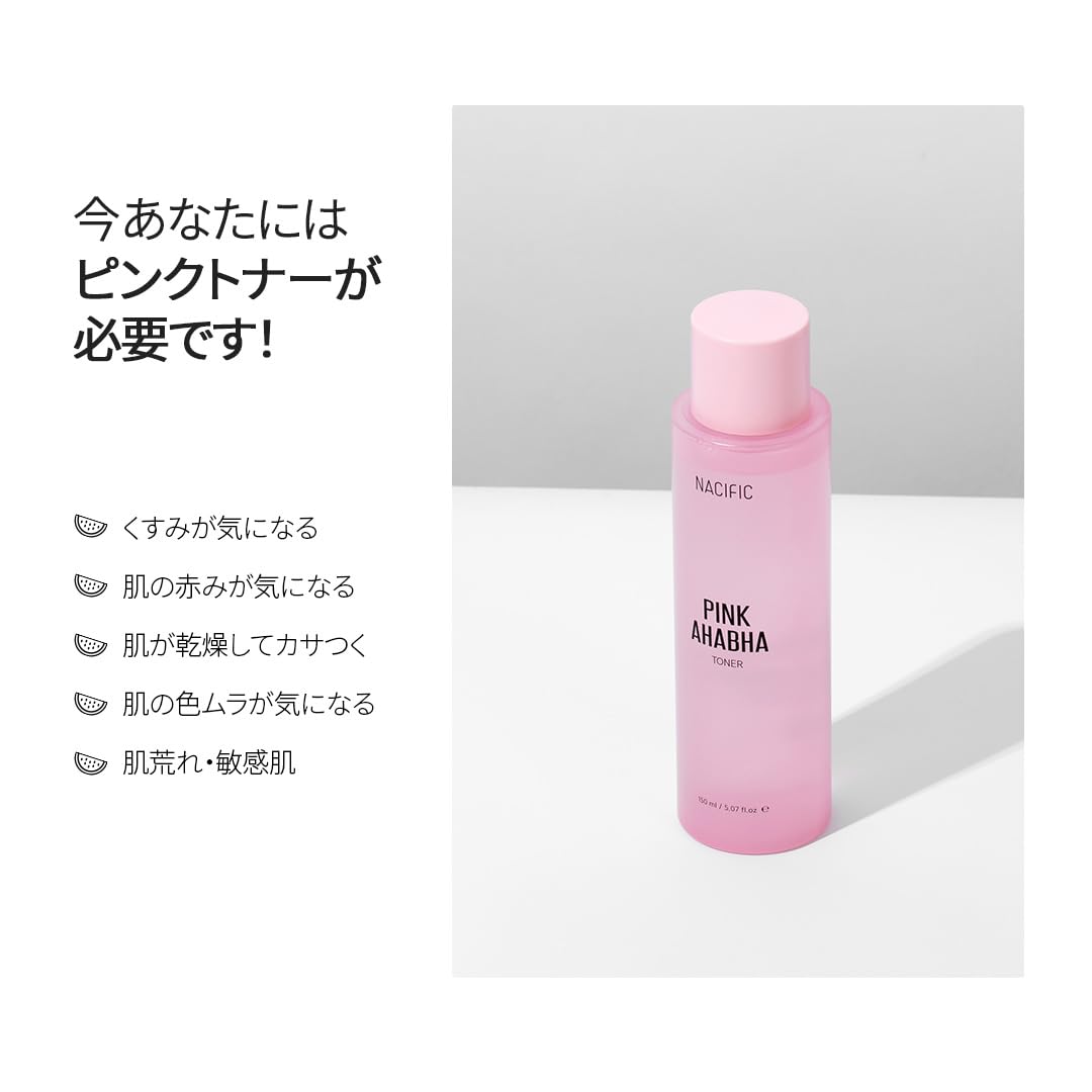 Foto 6 pulgar | Tonificador Nacific Pink Aha Bha Con Extracto De Sandía 150 Ml Con Ácido Hialurónico - Venta Internacional.