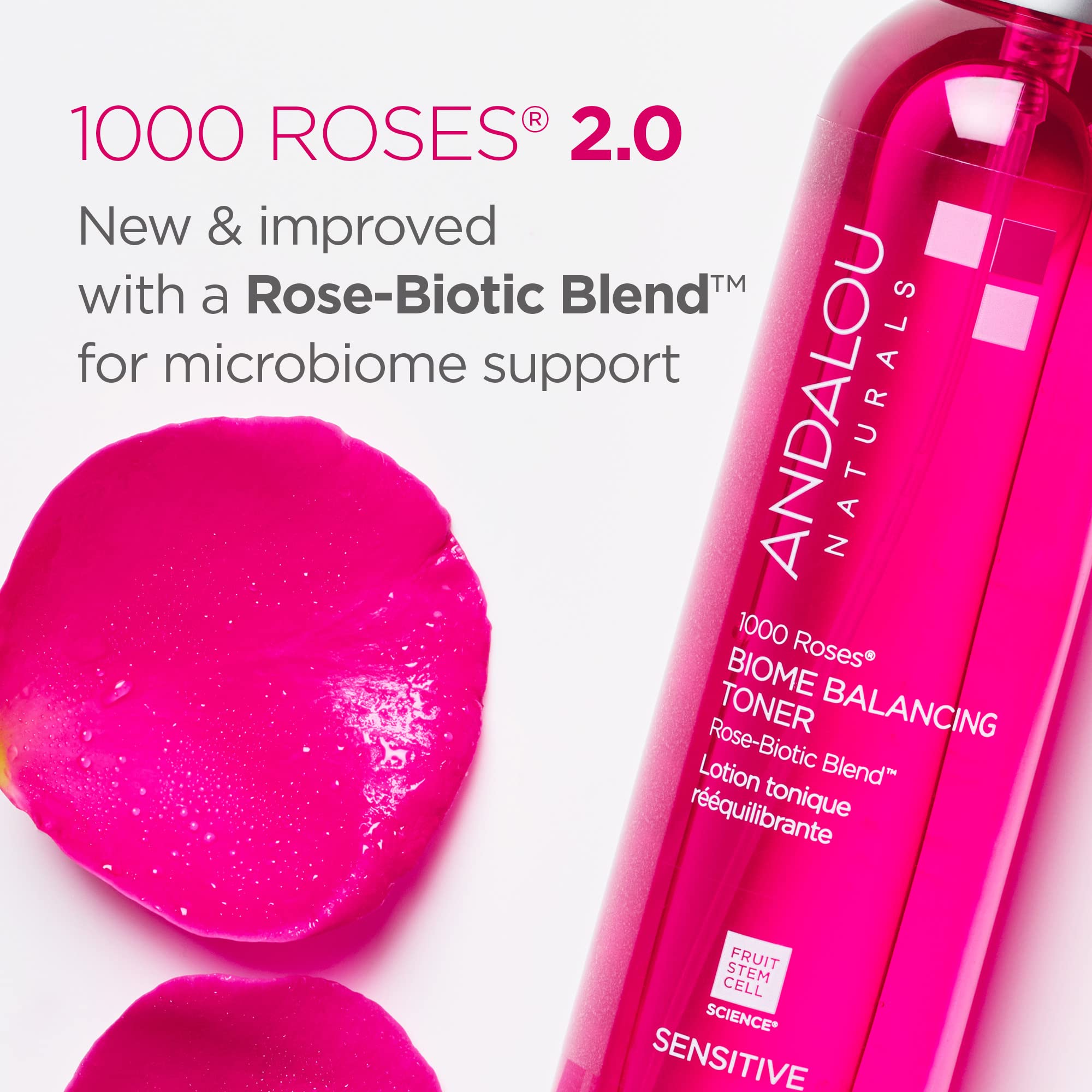 Foto 3 pulgar | Tónico Facial Andalou Naturals 1000 Roses Biome 178 ml - Venta Internacional
