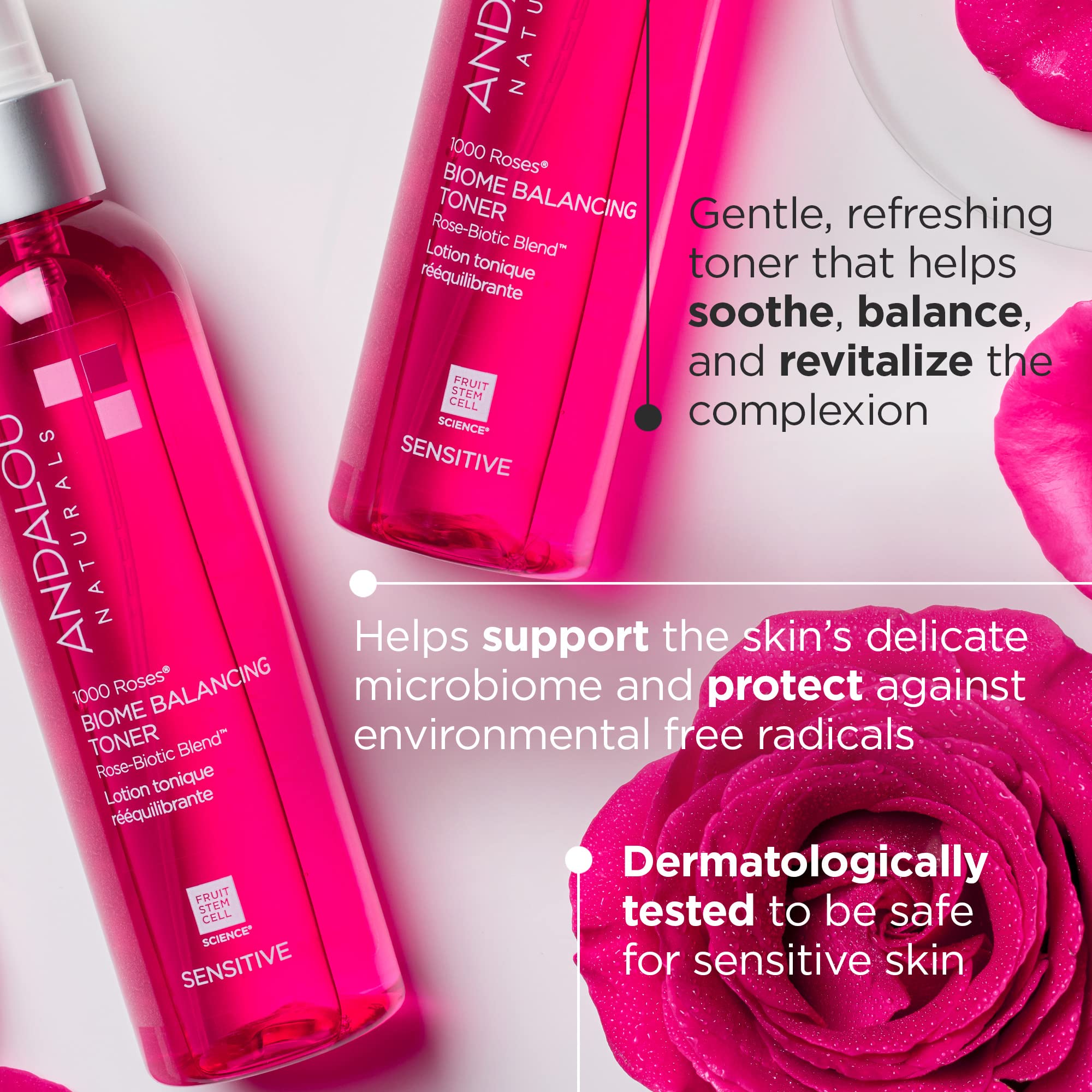 Foto 4 pulgar | Tónico Facial Andalou Naturals 1000 Roses Biome 178 ml - Venta Internacional