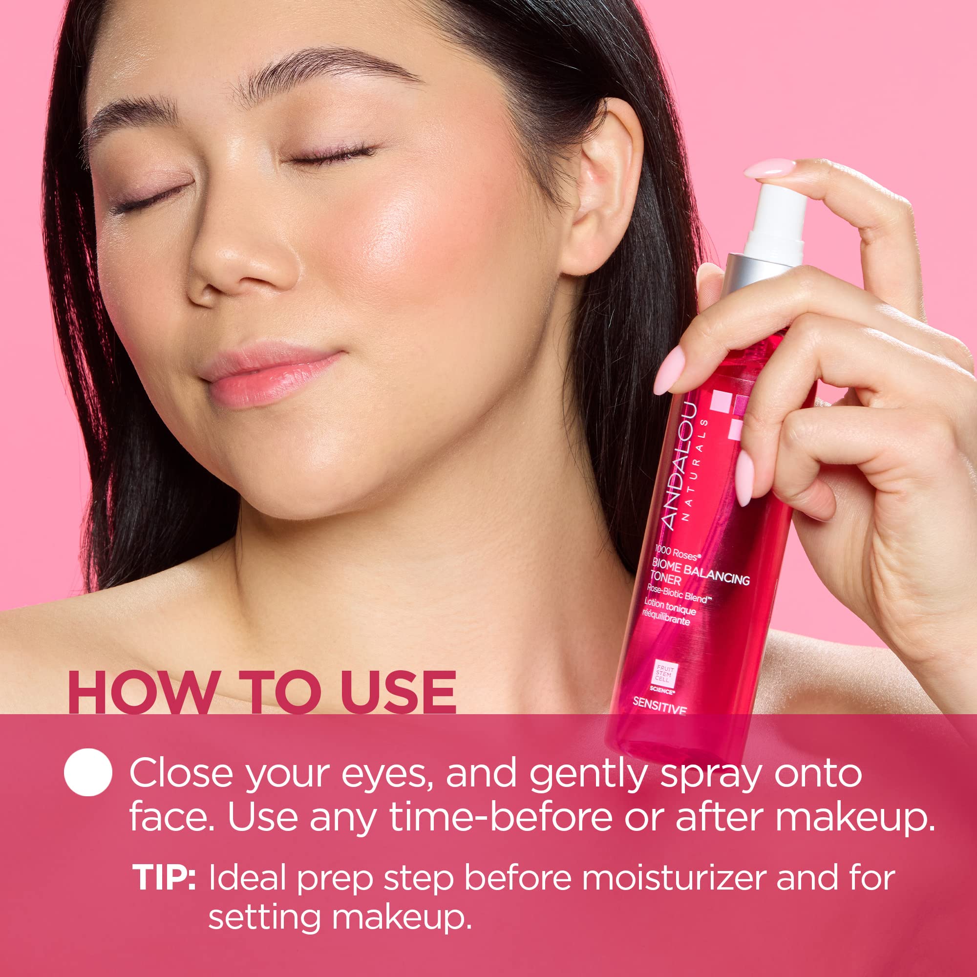 Foto 6 pulgar | Tónico Facial Andalou Naturals 1000 Roses Biome 178 ml - Venta Internacional