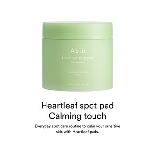 Foto 2 | Almohadillas De Tóner Abib Heartleaf Spot Pad Calming Touch 80 Almohadillas - Venta Internacional.