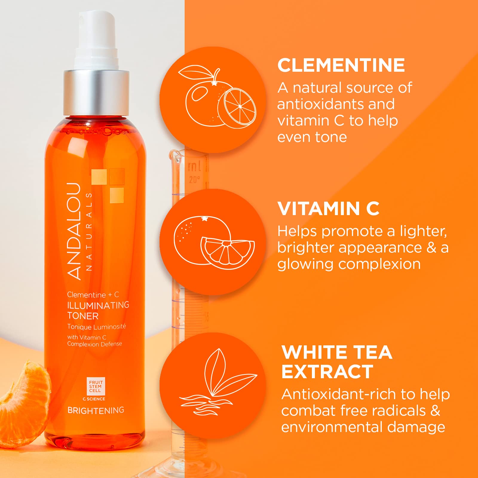 Foto 4 pulgar | Tónico Facial Vitamina C Andalou Naturals 178 ml-Venta Internacional