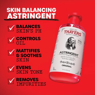 Foto 2 | Hamamelis Astringente Original De Thayers Con Aloe Vera, 355 Ml - Venta Internacional.