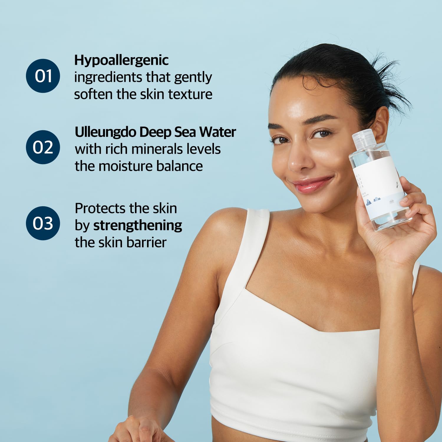 Foto 7 | Tónico Round Lab Dokdo Exfoliante Hidratante Acuoso 500 Ml - Venta Internacional.