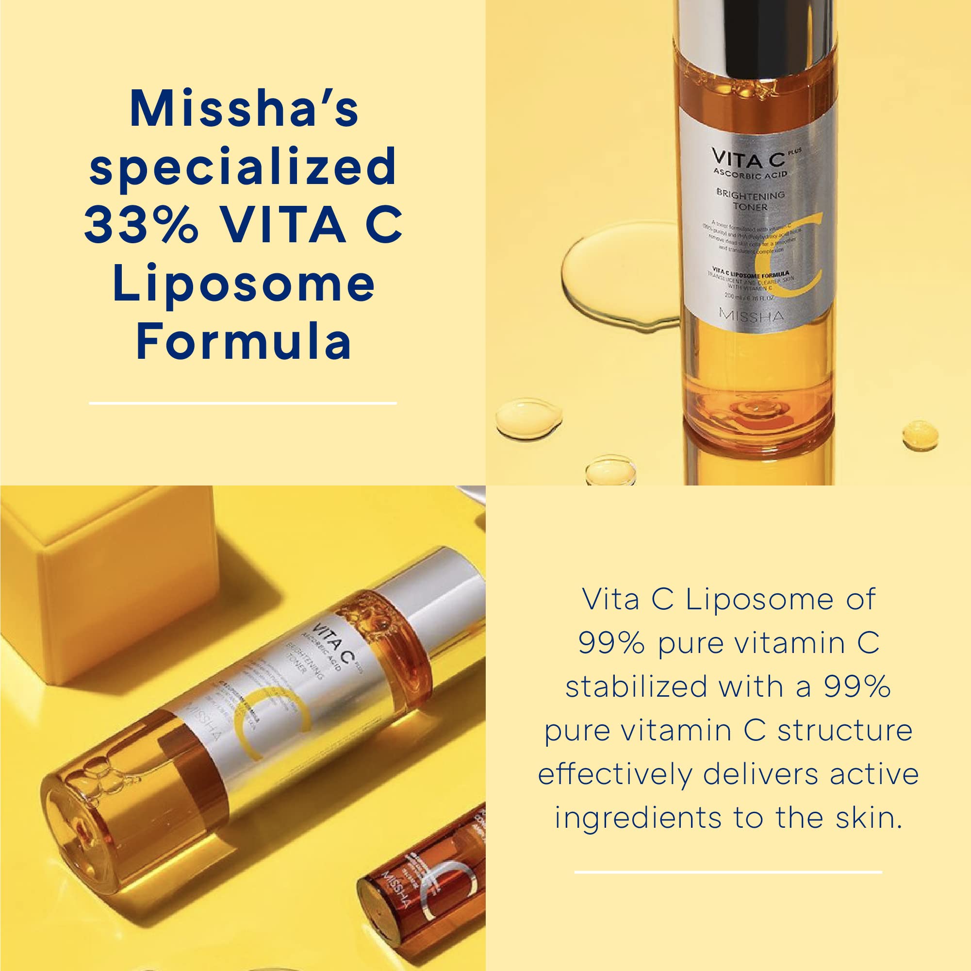 Foto 5 pulgar | Tónico Facial Missha Vita C Plus 25% De Vitamina C 200 Ml - Venta Internacional.
