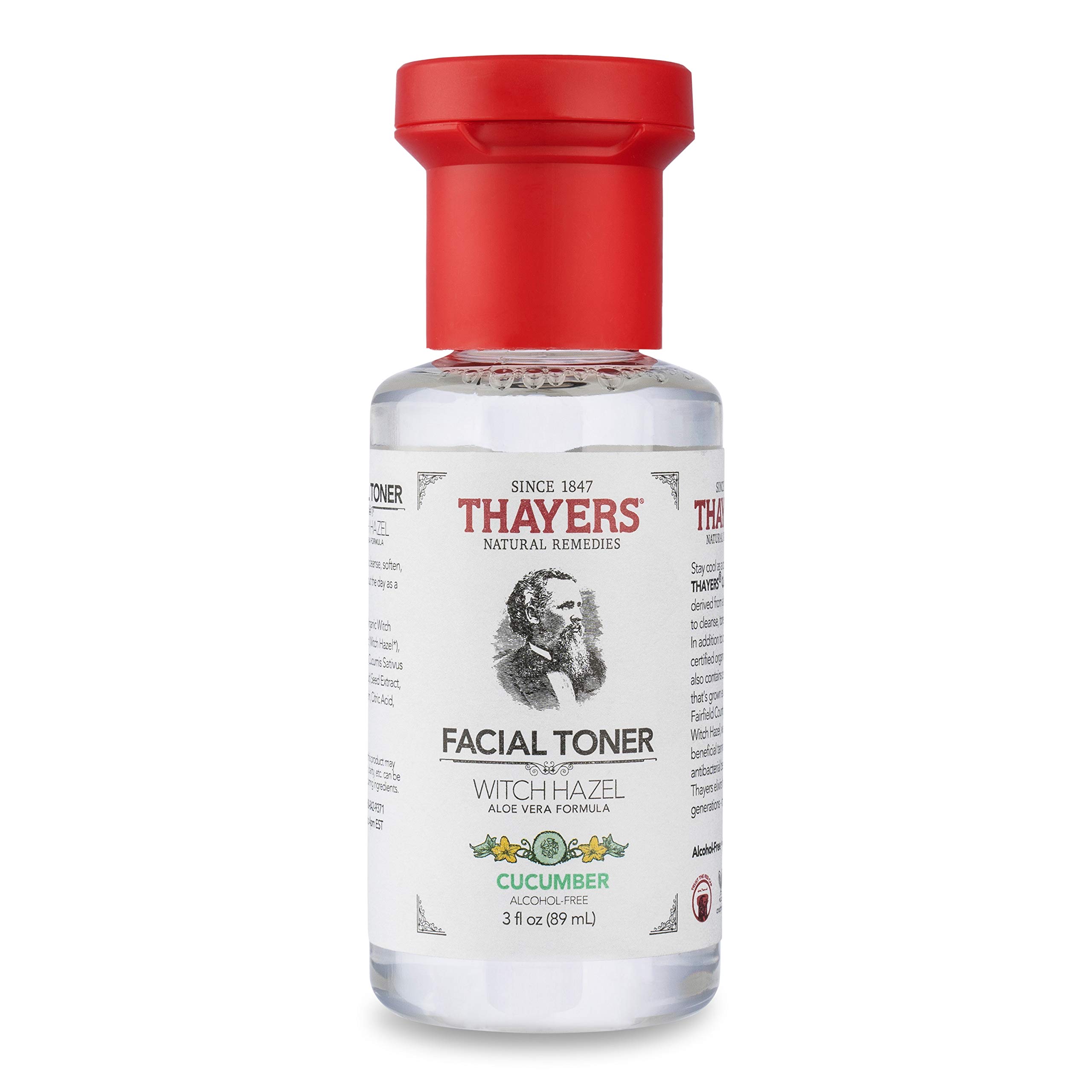 Foto 2 pulgar | Tónico Facial Thayers Sin Alcohol, Hamamelis, Aloe Y Pepino, 90 Ml - Venta Internacional.