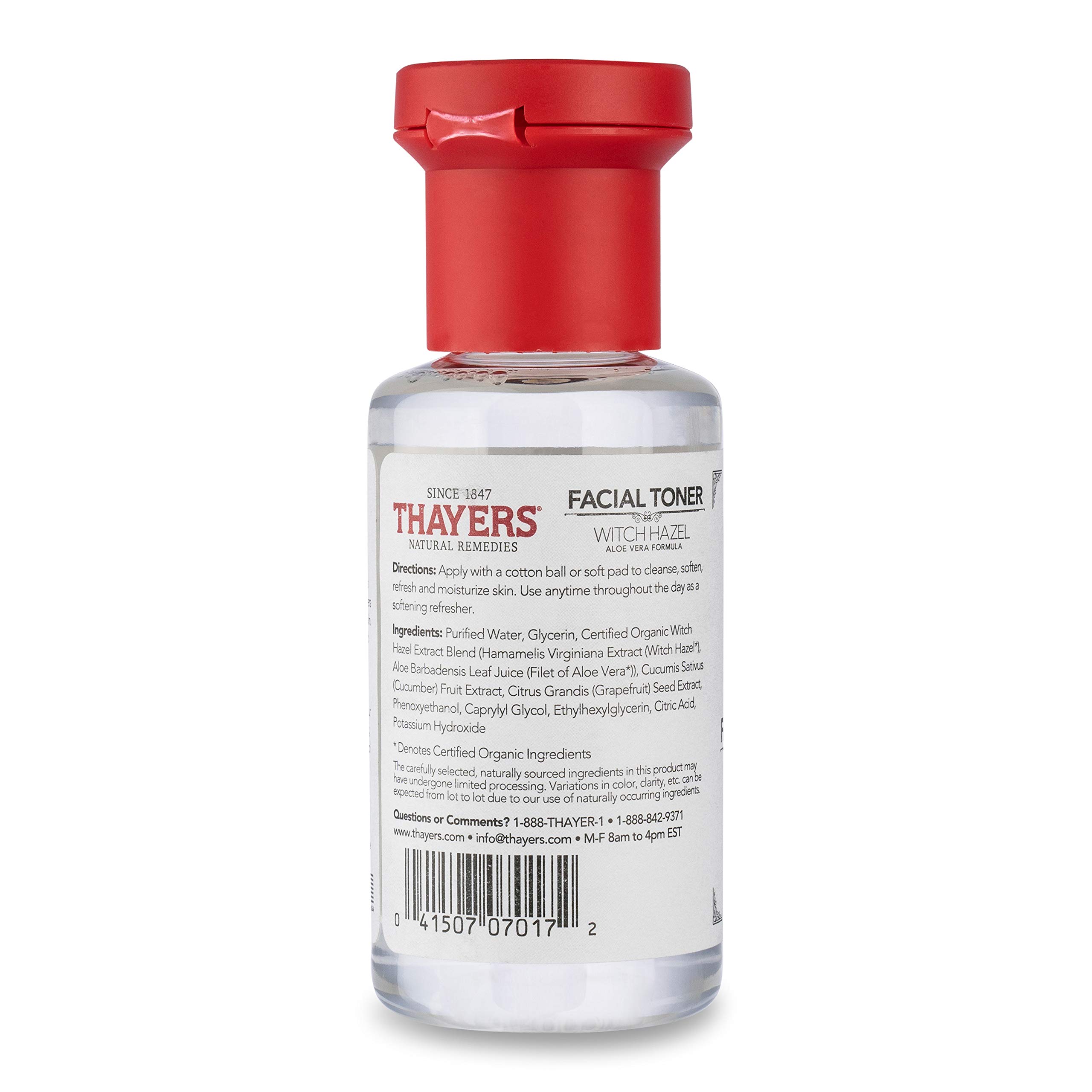 Foto 7 pulgar | Tónico Facial Thayers Sin Alcohol, Hamamelis, Aloe Y Pepino, 90 Ml - Venta Internacional.