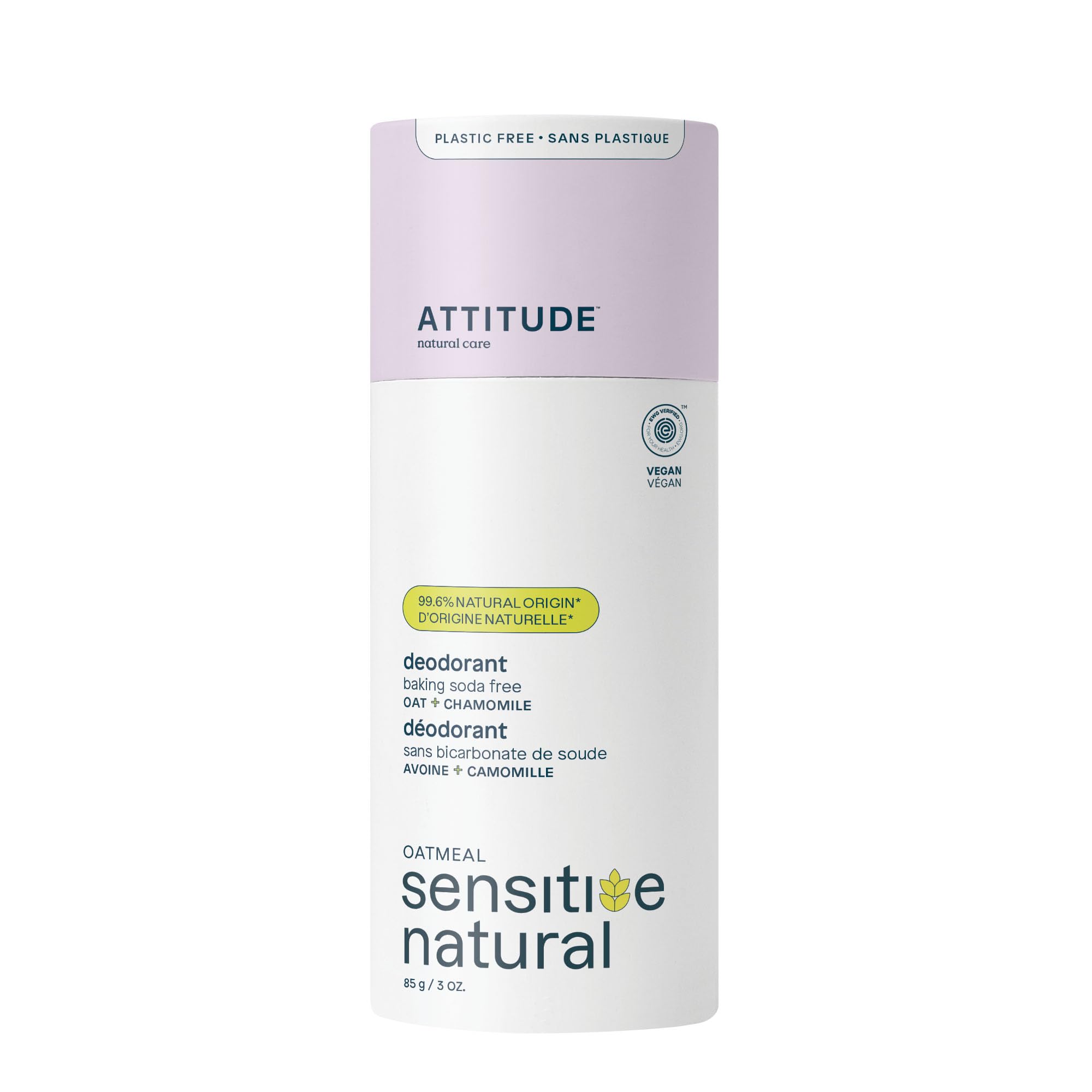 Desodorante Attitude Sin Bicarbonato De Sodio Para Piel Sensible 90 Ml - Venta Internacional.