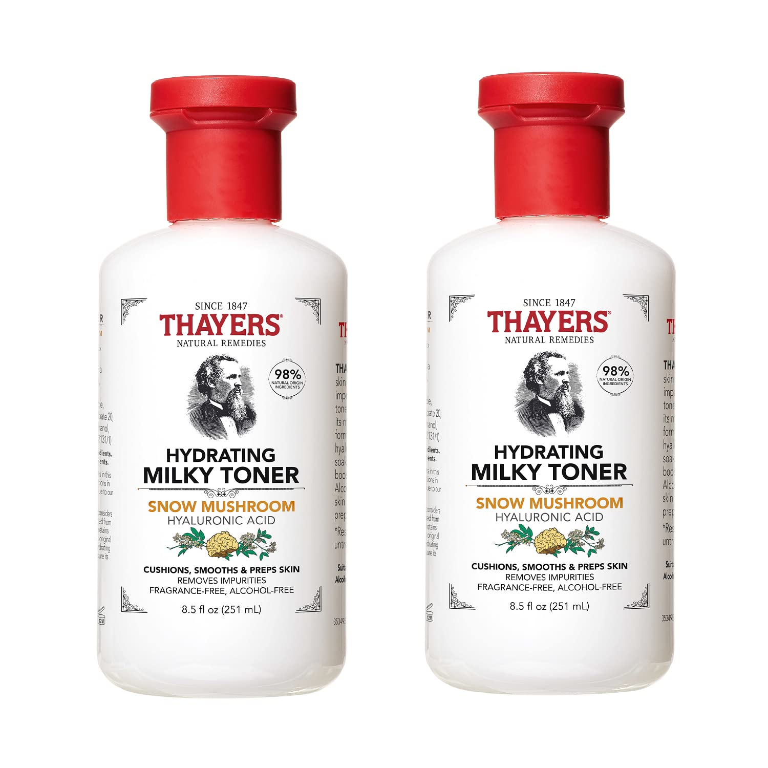 Foto 2 pulgar | Tónico Facial Thayers Milky Con Hongos De Nieve Y Ácido Hialurónico - Venta Internacional.