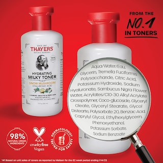Foto 6 | Tónico Facial Thayers Milky Con Hongos De Nieve Y Ácido Hialurónico - Venta Internacional.