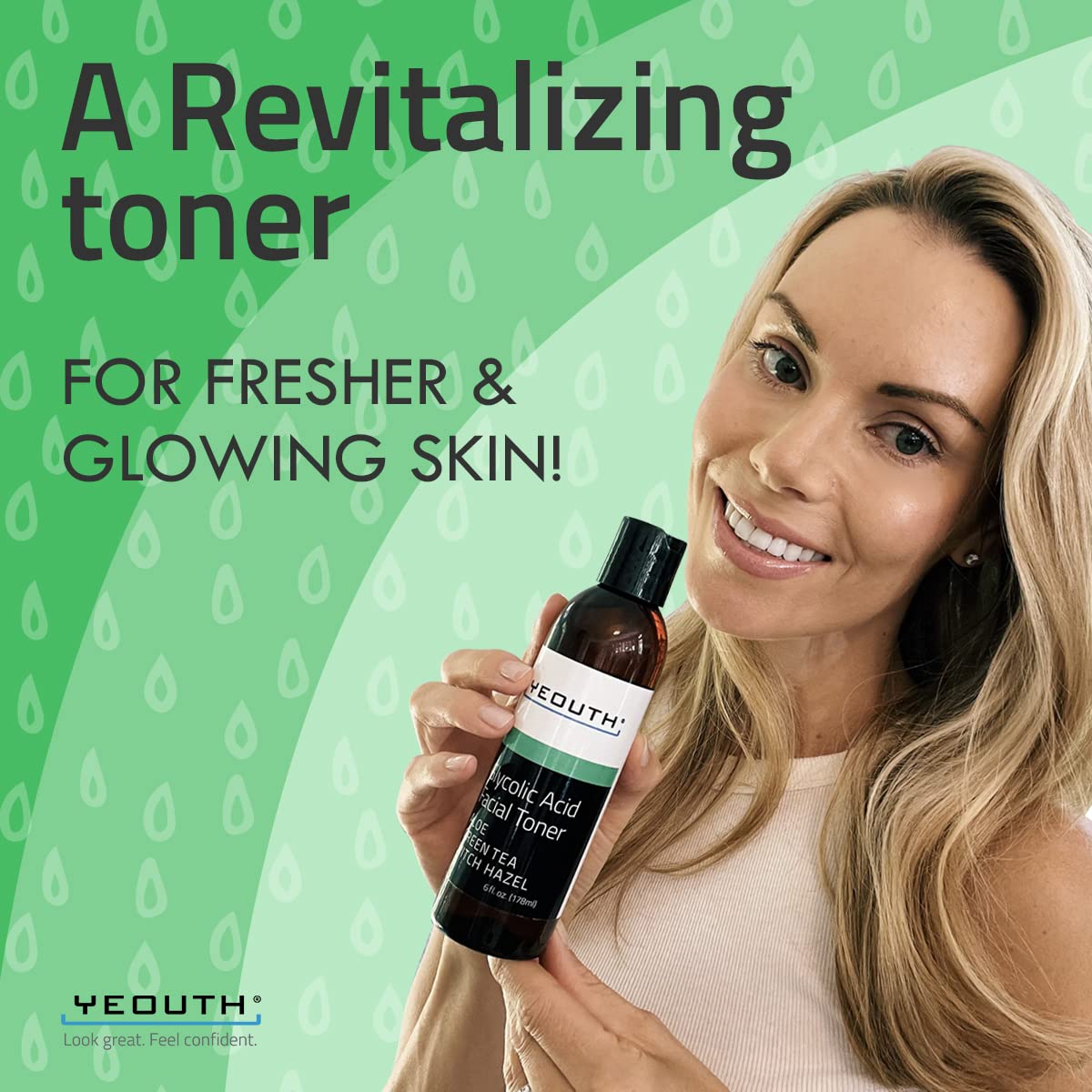 Foto 5 pulgar | Tónico Yeouth Ácido Glicólico 8% Con Hamamelis 180 Ml Para Rostro - Venta Internacional.