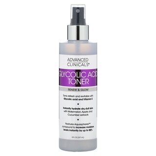 Foto 1 | Tónico De Ácido Glicólico De Advanced Clinicals Renew & Glow, 237 Ml - Venta Internacional.