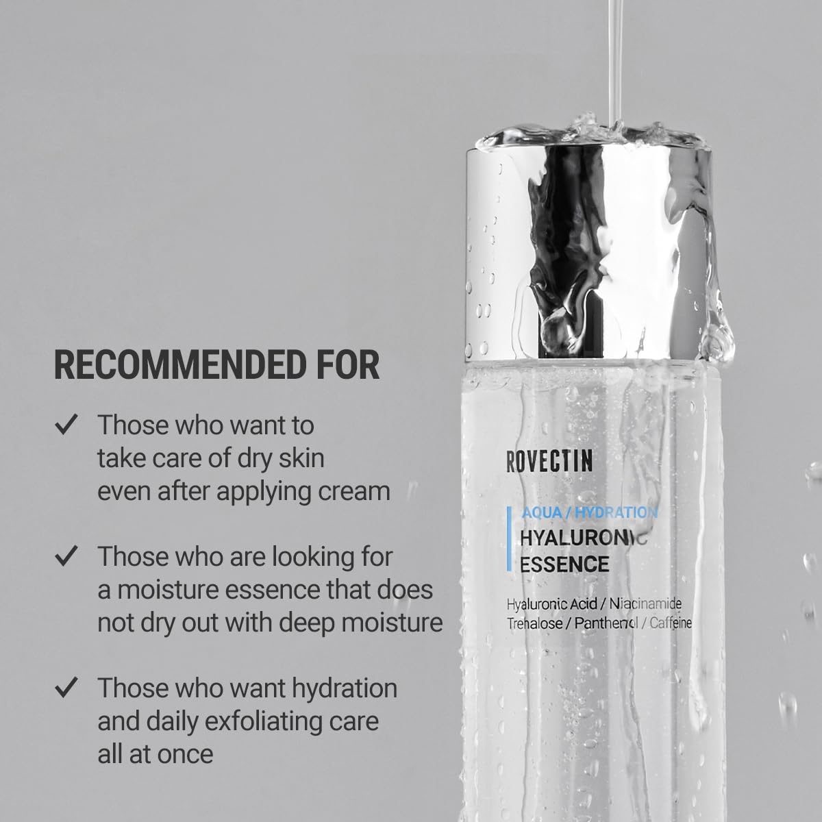 Foto 4 pulgar | Tónico Facial Rovectin Aqua Hyaluronic Essence 100ml - Venta Internacional.