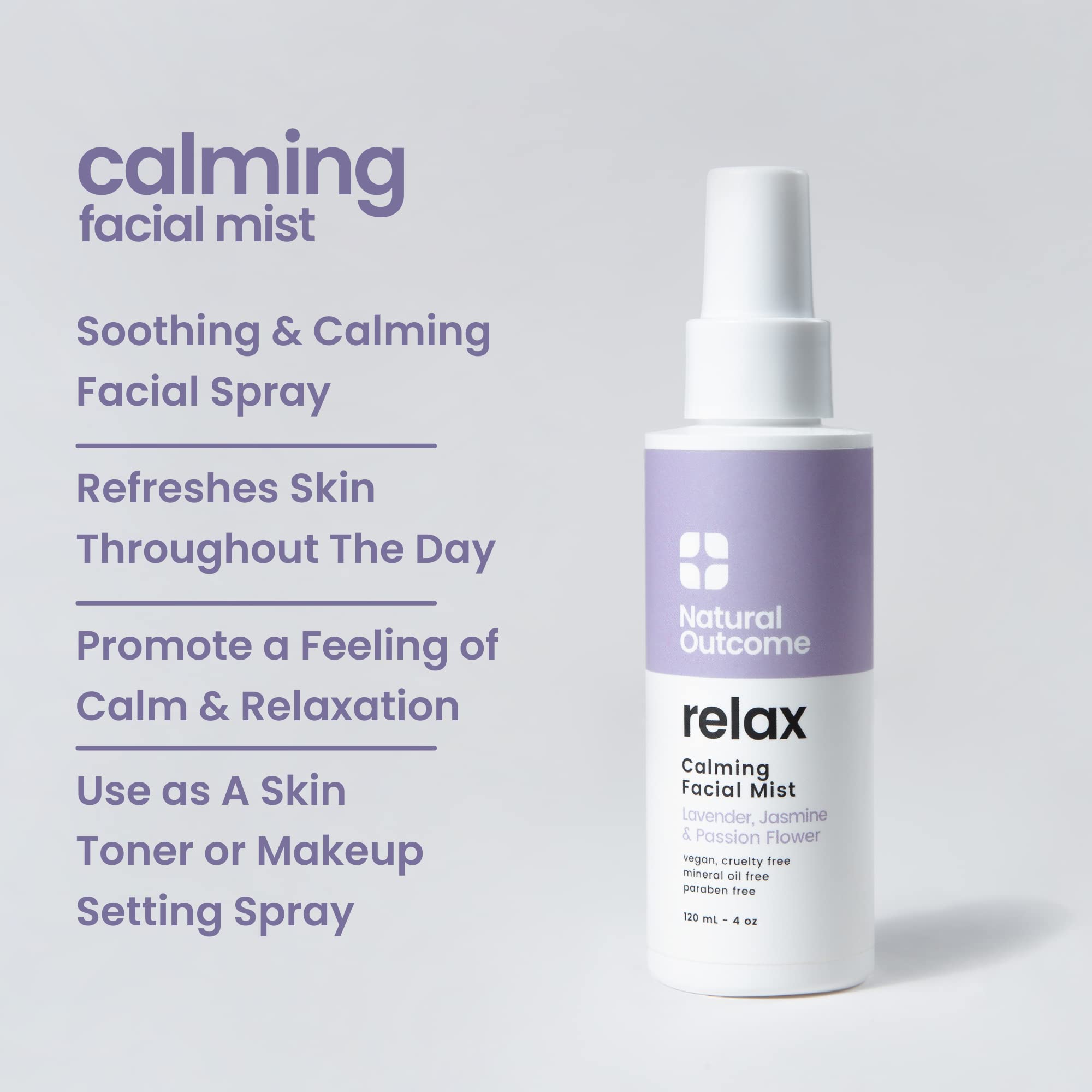 Foto 2 | Bruma Facial Y Fijadora  Efecto Natural  Calmante  120 Ml - Venta Internacional.