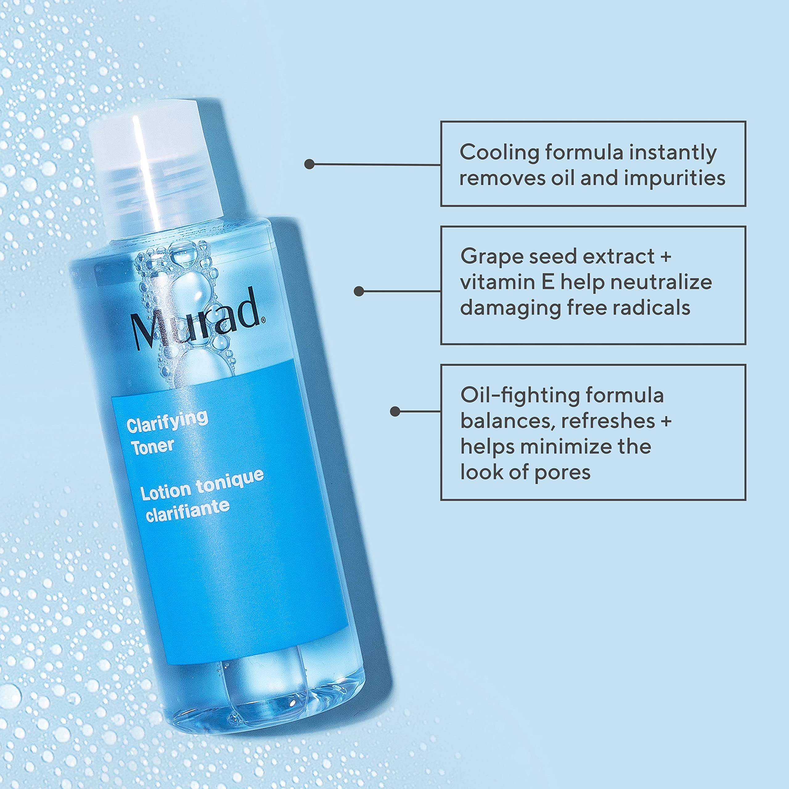 Foto 2 | Tónico Facial Murad Clarifying Con Hamamelis 180 Ml - Venta Internacional.