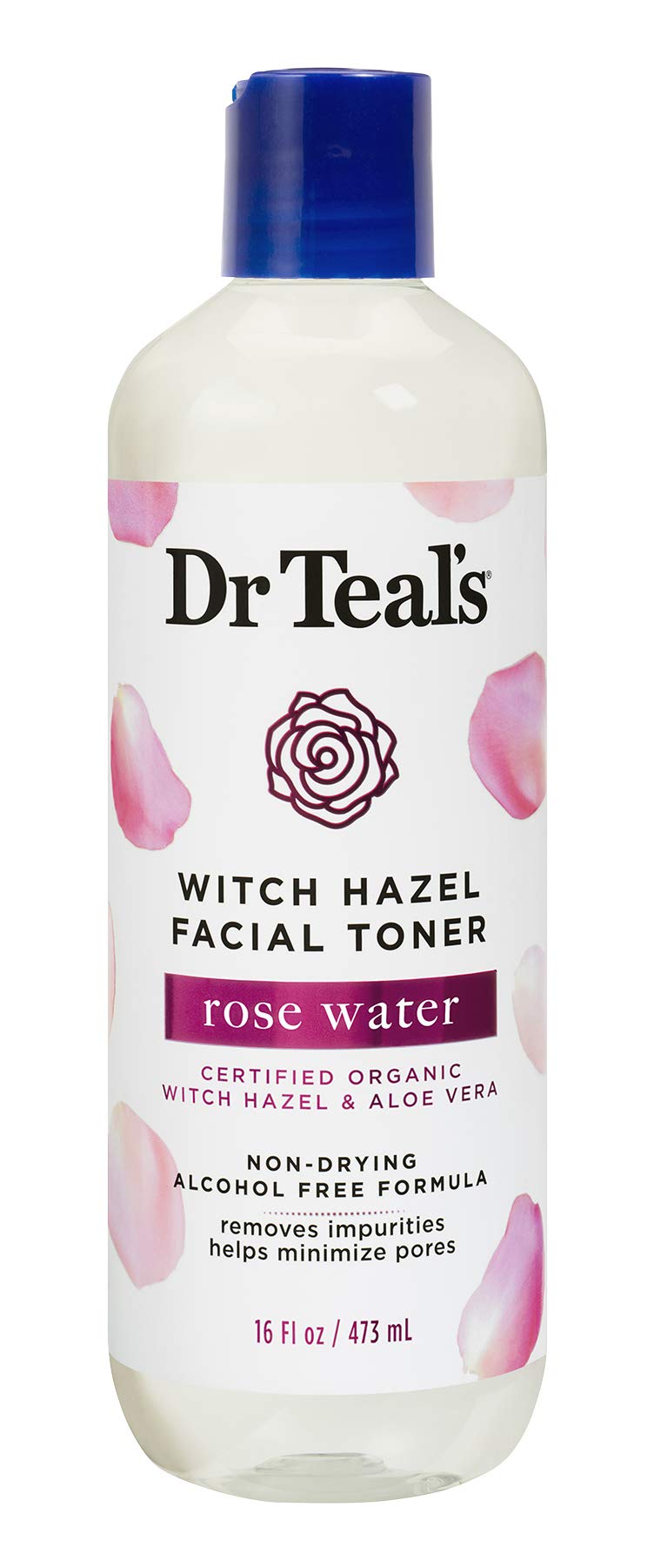 Tónico Facial Dr. Teal's Witch Hazel Rose Water 473 Ml - Venta Internacional.