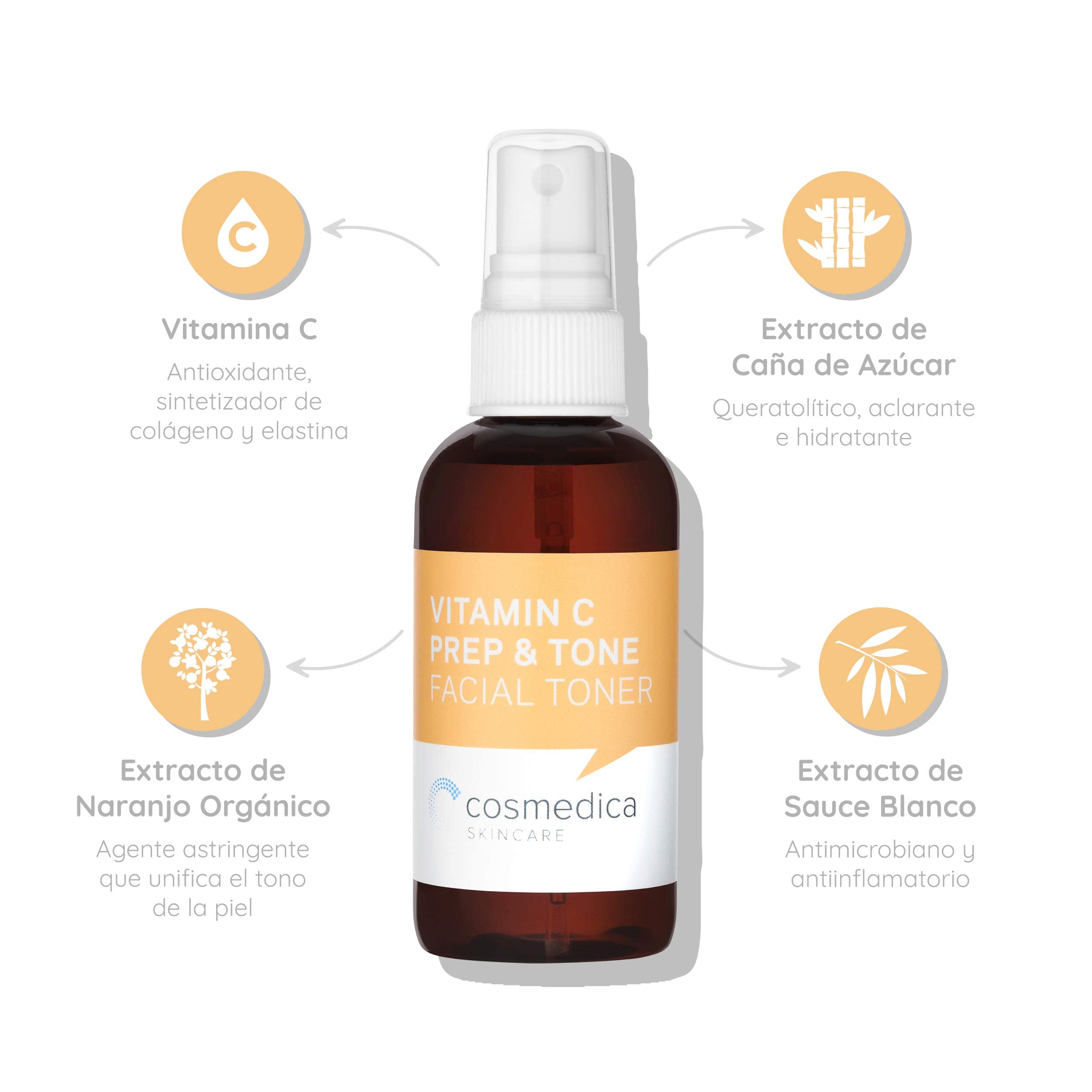 Foto 3 pulgar | Tónico Facial Cosmedica Skincare Vitamina C Prep & Tone 120 Ml - Venta Internacional.