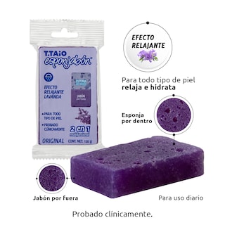 Foto 2 | T.Taio Esponjabón Lavanda Relajante 2 en 1
