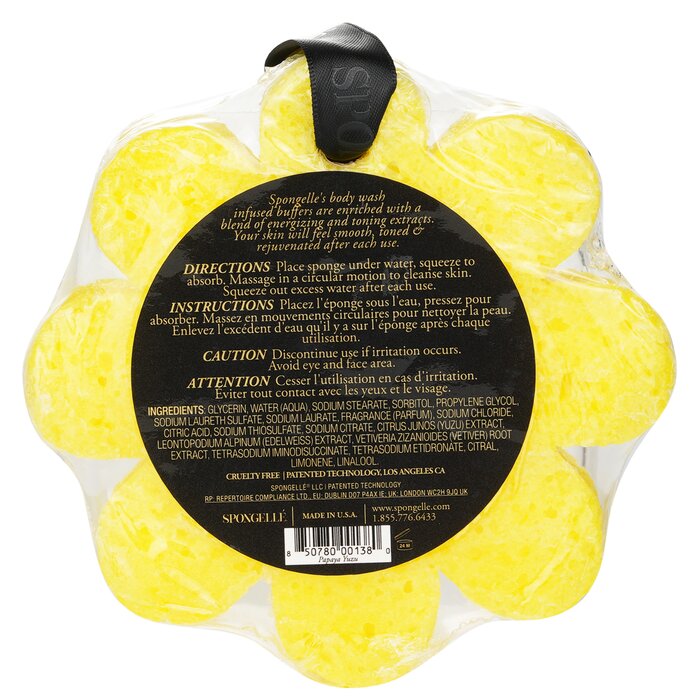 Foto 3 | Esponja de Jabón Spongelle Wild Flower Papaya Yuzu - Venta Internacional